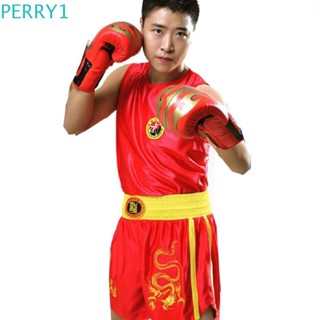 Perry MMA ชุดวอร์ม กางเกงขาสั้น และเสื้อยืด ลายมังกร สําหรับฝึกซ้อมมวยไทย