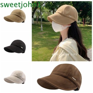 Sweetjohn หมวกเบสบอลลําลอง ผ้าฝ้าย ให้ความอบอุ่น เหมาะกับใส่กลางแจ้ง