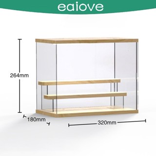 ชั้นวางแสดงอะคริลิค พร้อมไฟ กันฝุ่น สําหรับโชว์น้ําหอม ขนมหวาน และตุ๊กตา