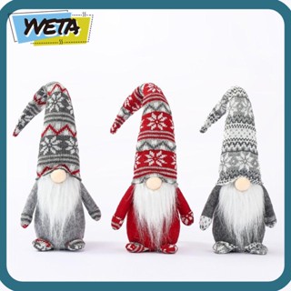 Yveta ตุ๊กตาโนมเอลฟ์ ไร้หน้า สําหรับแขวนตกแต่งต้นคริสต์มาส