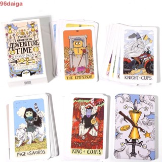 การ์ด DAIGA Waite Katherine Hillier Adventure Time Deck Adventure Time Cards Rider Waite Deck Divination Deck Unique Personality Traits Ancient Words Beginner