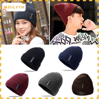 Moilyth Skullies Beanies หมวกบีนนี่ ขนเฟอร์ ไร้ขอบ ฤดูหนาว สําหรับผู้หญิง