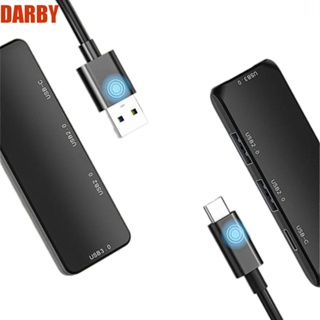 Darby อะแดปเตอร์ฮับ USB 2.0 3.0 4 พอร์ต USB Type-C สําหรับเมาส์ คีย์บอร์ด