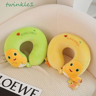 Twinkle1 ตุ๊กตานุ่ม รูปมังกรนม สีเหลือง ผ้าฝ้าย รูปตัว U สําหรับเด็ก