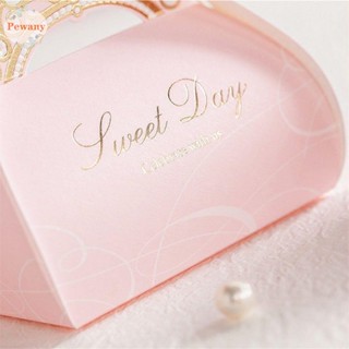 Pewany ถุงขนม สีชมพู สําหรับตกแต่งกล่องอาบน้ําเด็ก