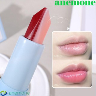 Anemone ลิปสติก ลิปกลอส เปลี่ยนสีตามอุณหภูมิ กันน้ํา ติดทนนาน 2 โทนสี