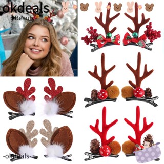 Okdeals กิ๊บติดผม ลายสโนว์แมน ของขวัญคริสต์มาส