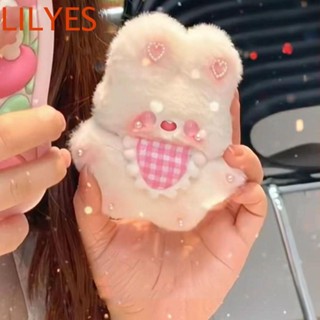 Lilyescub พวงกุญแจ จี้ตุ๊กตากระต่ายบีบ นิ่ม DIY สําหรับเด็ก