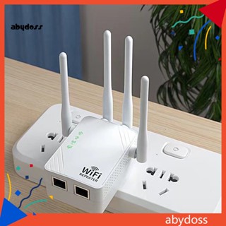 Aby ตัวขยายสัญญาณ Wifi ที่เสถียร พร้อมตัวทวนสัญญาณความถี่คู่ 1200mbps สําหรับทุกมุม