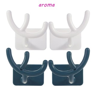 Aroma ชั้นวางฝาหม้อ แบบแขวนผนัง ไม่ต้องเจาะ 2 ชิ้น ต่อชุด