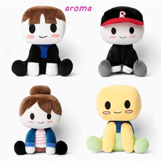 Aroma ตุ๊กตาของเล่น รูปการ์ตูนอนิเมะ Blox Buddies สีเหลือง สีดํา สําหรับเด็ก