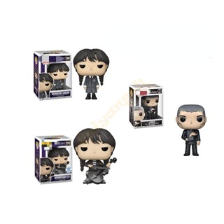 ใหม่ ตุ๊กตาครอบครัว Funko Pop The Addams Wandinha Wednesday Addams #1309 โบสถ์#815 ฟิกเกอร์แอกชัน ของขวัญ