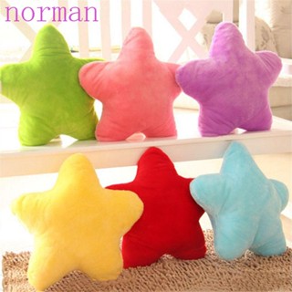 Norman หมอนตุ๊กตา รูปดาวห้าแฉก สีเหลือง สีชมพู สีแดง 40 ซม. สําหรับตกแต่งบ้าน วันวาเลนไทน์