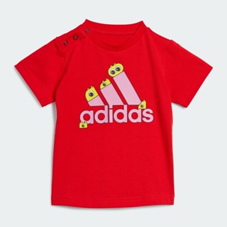 adidas ไลฟ์สไตล์ เสื้อยืดพิมพ์ลาย adidas x Classic LEGO® สำหรับเด็ก เด็ก สีแดง IL5081