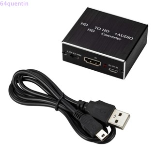 Quentin อะแดปเตอร์แปลงเสียง HDMI 3D 3.5 มม. SPDIF สําหรับทีวี โปรเจคเตอร์ บลูเรย์ DVD