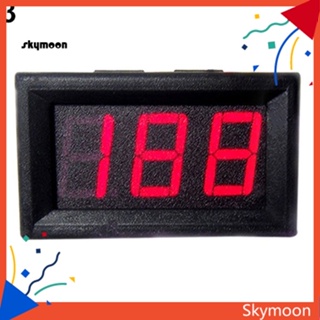 Skym* แผงโวลต์มิเตอร์ DC 0-30V หน้าจอ LED แบบพกพา สําหรับรถยนต์