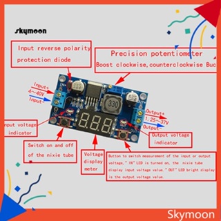 Skym* โมดูลแปลงแรงดันไฟฟ้า LM2596 DC 25~36 เป็นโวลต์มิเตอร์ LED 125-35V