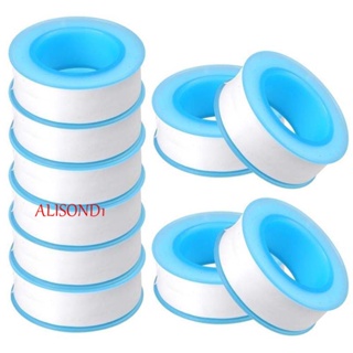 Alisond1 ม้วนเทปซีล สีขาว 10 ชิ้น