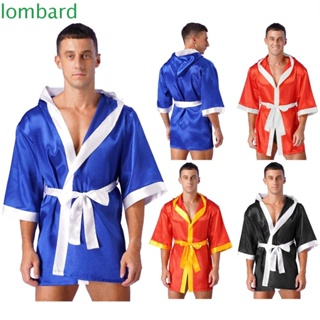 Lombard เสื้อคลุมชกมวยผู้ชาย, MMA ชกมวย จับคู่ แขนยาว, สร้างสรรค์ อะซิเตท ไฟเบอร์ เสื้อคลุม มีฮู้ด เครื่องแบบ