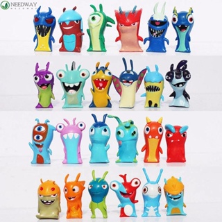 Needway Slugterra โมเดลตุ๊กตาการ์ตูนอนิเมะ Q Version ของเล่นสําหรับเด็ก 24 ชิ้น ต่อชุด