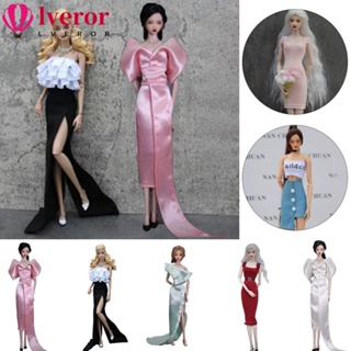 Lveror ชุดเดรสลําลอง อุปกรณ์เสริม สําหรับตุ๊กตา 1/6 BJD