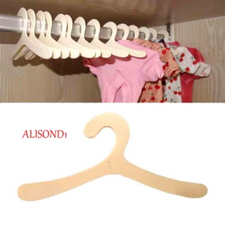 Alisond1 ไม้แขวนเสื้อพลาสติก สีเบจ อเนกประสงค์ สําหรับสัตว์เลี้ยง แมว