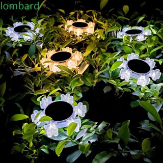 Lombard โคมไฟเกล็ดหิมะ LED พลังงานแสงอาทิตย์ กันน้ํา สําหรับตกแต่งสวน กลางแจ้ง