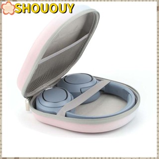 Shououy กระเป๋าเก็บหูฟัง EVA หนัง PU กันน้ํา กันกระแทก ไล่โทนสี สําหรับ EDIFIER W820NB