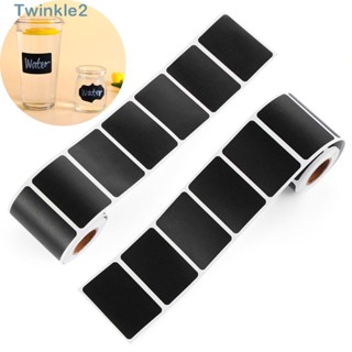 Twinkle 150 ชิ้น / ม้วน ฉลาก สติกเกอร์ ครัว แยม ขวดโหล ชอล์กบอร์ด กระดานดํา ฉลาก