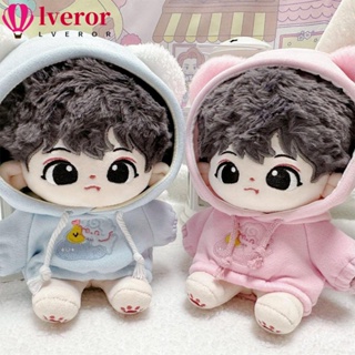 Lveror เสื้อกันหนาว มีฮู้ด แฮนด์เมด อุปกรณ์เสริม สําหรับตุ๊กตา 1/12BJD