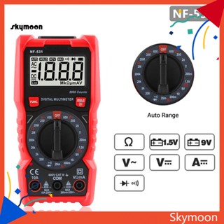 Skym* NF-531 532 533 เครื่องมัลติมิเตอร์วัดแรงดันไฟฟ้า หน้าจอ LCD ดิจิทัล แบบพกพา