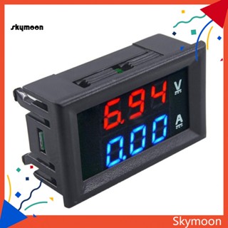 Skym* DC 0-100V 10A 028 นิ้ว จอแสดงผลดิจิตอล LED โวลต์มิเตอร์แผงแอมป์มิเตอร์แรงดันไฟฟ้ามิเตอร์