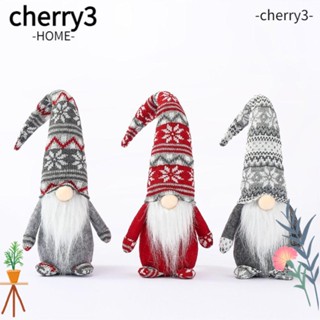 Cherry3 ตุ๊กตาโนมเอลฟ์ ไร้หน้า สําหรับแขวนตกแต่งต้นคริสต์มาส