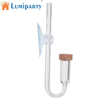 Lumiparty Co2 ตัวกระจาย Co2 อะคริลิคใส รูปตัว U อุปกรณ์เสริม สําหรับตู้ปลา