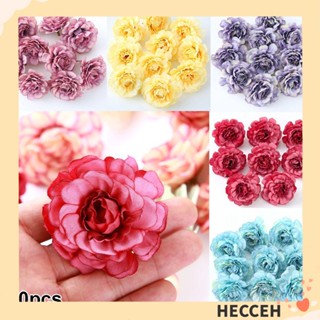 Hecceh ช่อดอกไม้ปลอม สําหรับตกแต่งสมุดงานแต่งงาน 10 ชิ้น