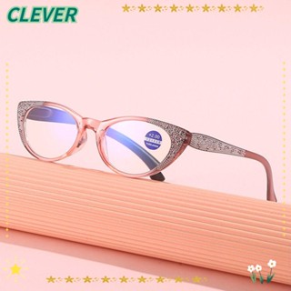 Clever แว่นตาอ่านหนังสือ PC ป้องกันแสงสีฟ้า ใส่สบาย เบาพิเศษ สําหรับผู้ชาย และผู้หญิง