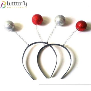 Buttterfly ที่คาดผม รูปเอเลี่ยนมาร์เทียน แนวตลก ของขวัญ สําหรับปาร์ตี้ฮาโลวีน 3 ชิ้น