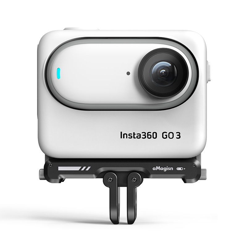 Amagisn สําหรับ Insta360 GO 3/GO 3S Magnetic Quick Release ฐานวงเล็บกีฬาอุปกรณ์เสริมสําหรับกล้อง