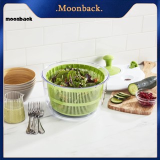 &lt;moonback&gt; เครื่องสลัดผักกาดหอม พลาสติก ความจุ 5 ลิตร ความจุ 5 ลิตร ล้างผัก แห้งไว สําหรับห้องครัว