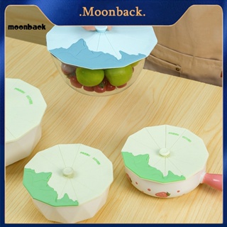 &lt;moonback&gt; ฝาปิดชาม ทนความร้อน กันรั่วซึม ใช้ซ้ําได้ รักษาอาหารของคุณและรสชาติน้อยลง