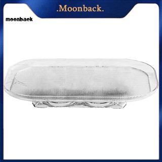 &lt;moonback&gt; ถาดใส ทรงสี่เหลี่ยมผืนผ้า หมุนได้ 360 องศา สําหรับจัดระเบียบตู้เย็น