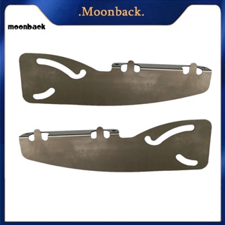 &lt;moonback&gt; ตะแกรงสเตนเลส กันสนิม พร้อมตะขอ สําหรับย่างบาร์บีคิว 2 ชิ้น