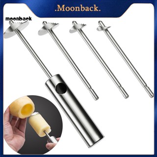 &lt;moonback&gt; ที่เจาะแกนผลไม้ ผัก ผลไม้ สเตนเลส ด้ามจับกันลื่น สําหรับ Zucchin