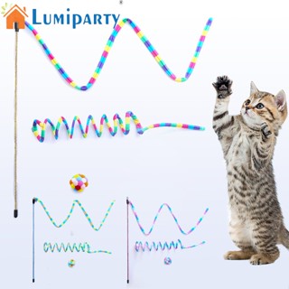 Lumiparty ไม้กายสิทธิ์ของเล่น แบบโต้ตอบ กันกัด สําหรับสัตว์เลี้ยง แมว 3 ชิ้น