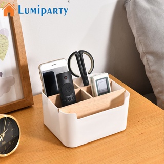 Lumiparty กล่องเก็บของ อเนกประสงค์ กันลื่น เคลื่อนย้ายได้ สําหรับเก็บของจิปาถะ