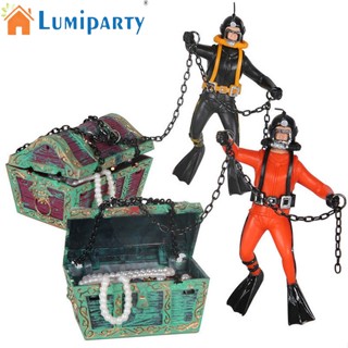 Lumiparty เครื่องประดับตกแต่งตู้ปลา พิพิธภัณฑ์สัตว์น้ํา