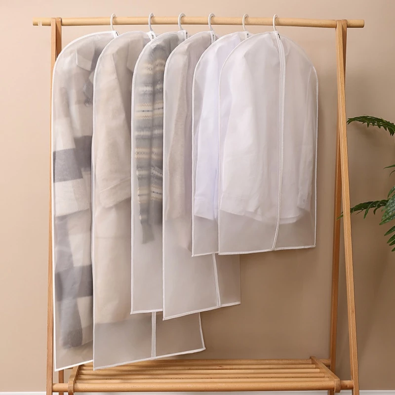 ถุงคลุมเสื้อผ้ากันฝุ่นแบบมีซิป (4 size) สามารถใส่เสื้อผ้า กระโปรง กางเกง ชุดสูทได้ ป้องกันไม่ให้เกิดความยุ่งเหยิง thumbnail 9