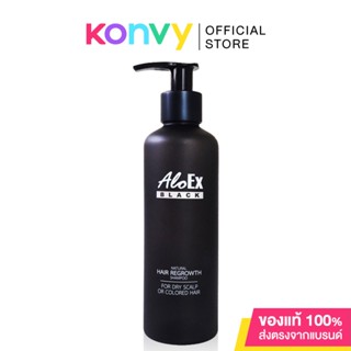 AloEx Black Hair Regrowth Shampoo 200ml.