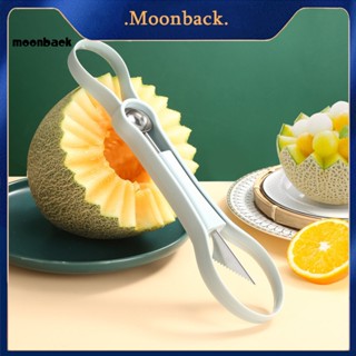 &lt;moonback&gt; ช้อนสกู๊ปแกะสลักผลไม้ แกะสลักง่าย ประหยัดพื้นที่ สําหรับผู้ซื้อเอเชียตะวันออกเฉียงใต้