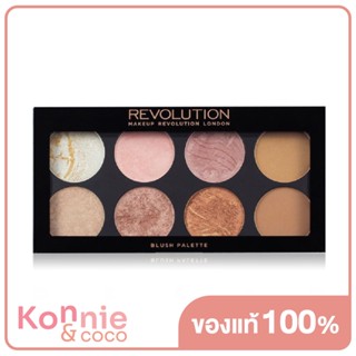 Makeup Revolution Ultra Professional Blush Palette 13g เมคอัพ รีโวลูชั่น พาเลทบลัชออน 8 สีสวย.